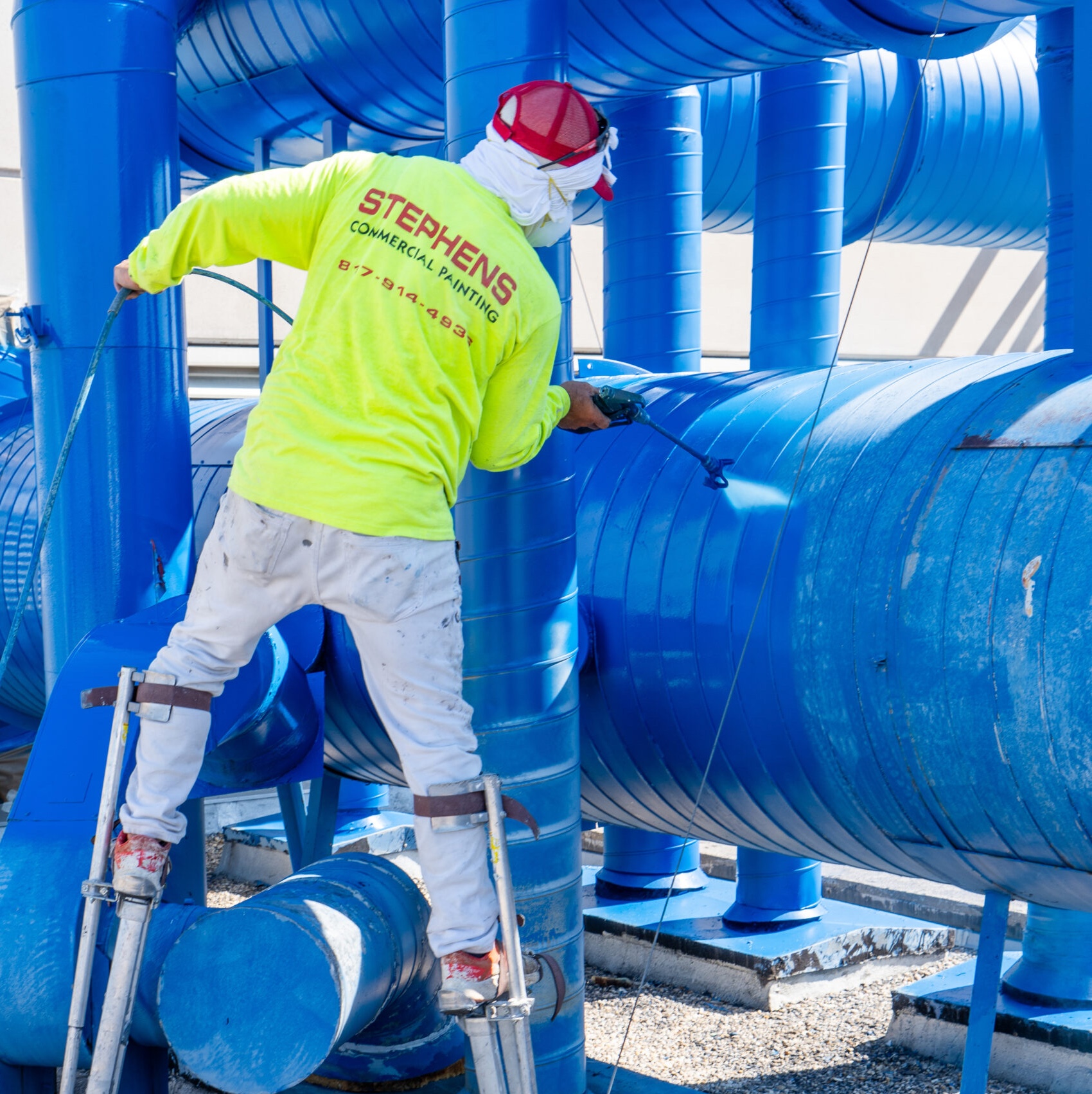 Parish School Industrial Painting