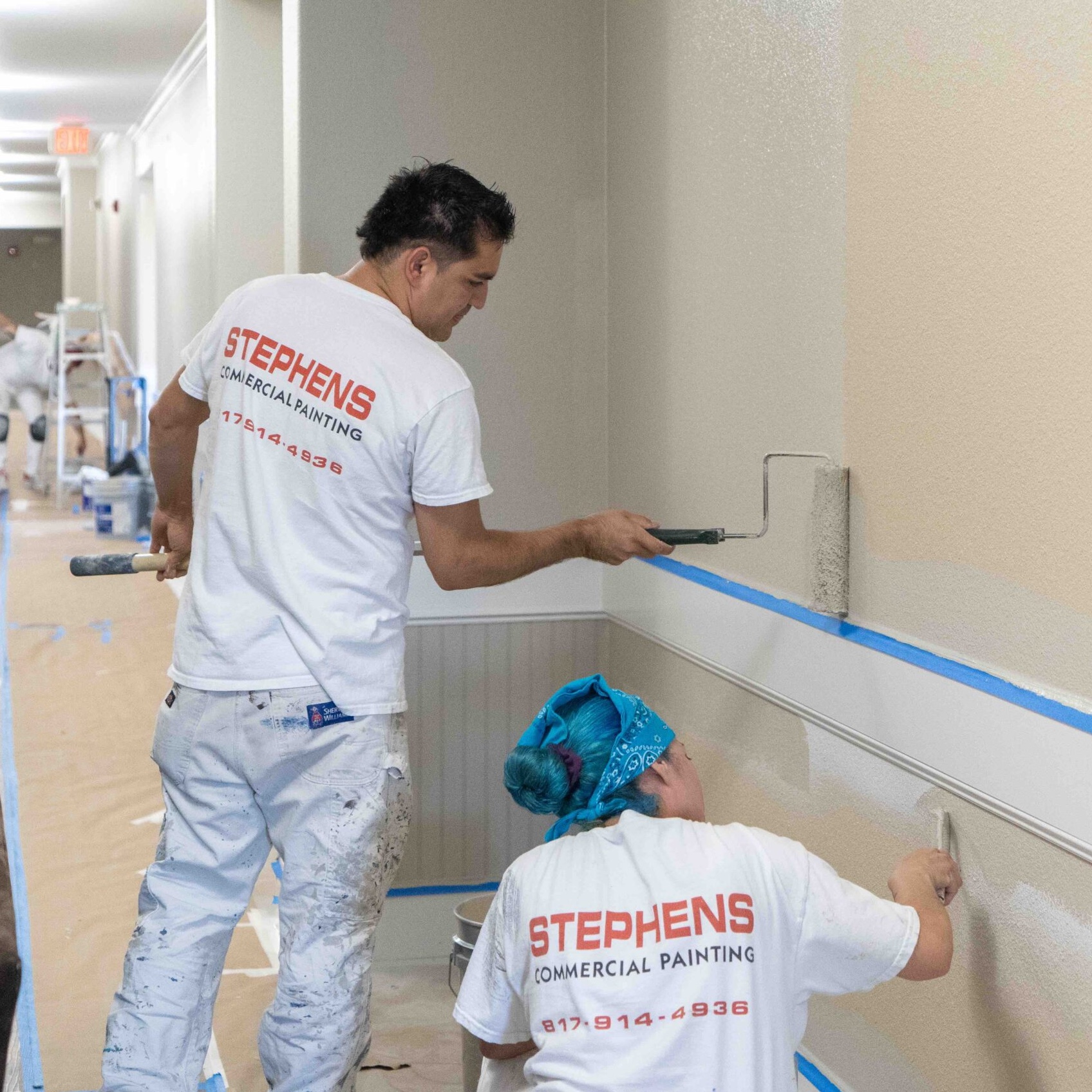Stephens-Commercial-Painting-Commercial-Interior-Watercrest_Interior_Painting-roller-brush-scaled-SQ